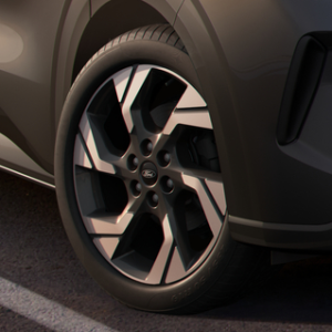 Platišče iz lahke zlitine 19" s 6 kraki, črne barve